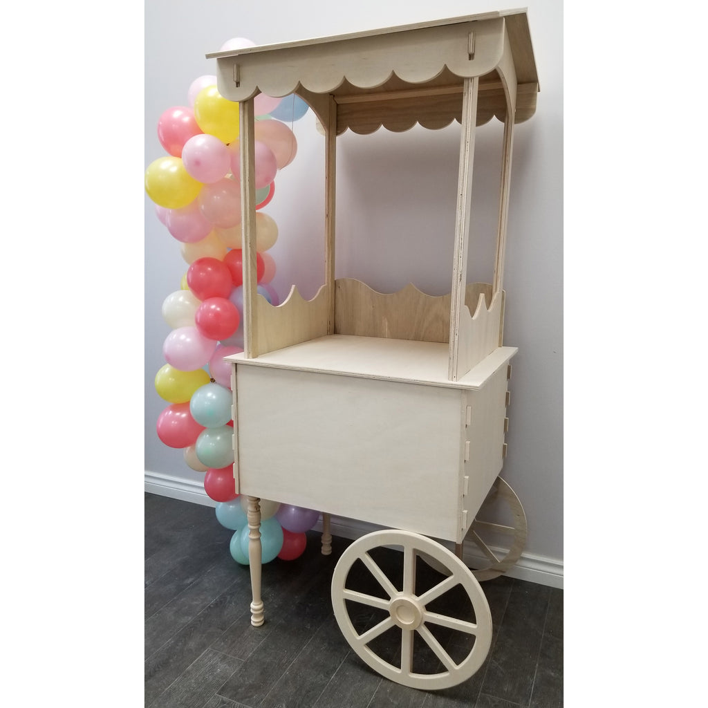 Wooden Small Candy Cart for Birthday and Bridal Showers  image 2 
