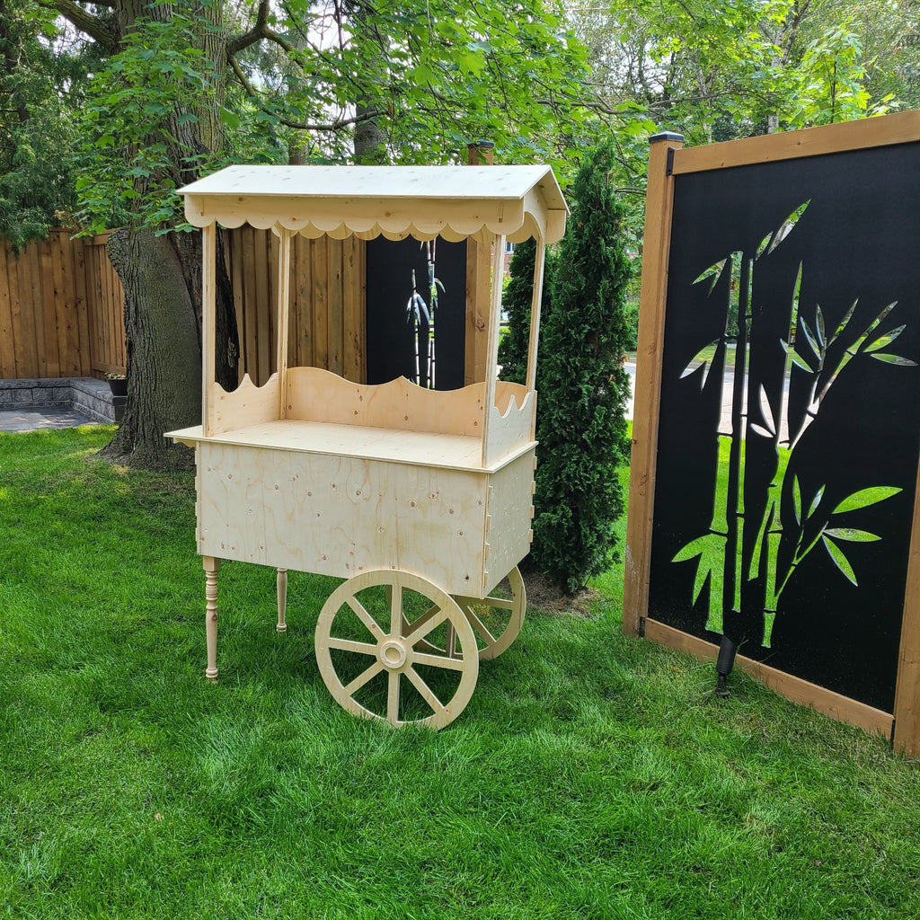 Wooden Candy Cart for Birthdays and Weddings  Image 1 