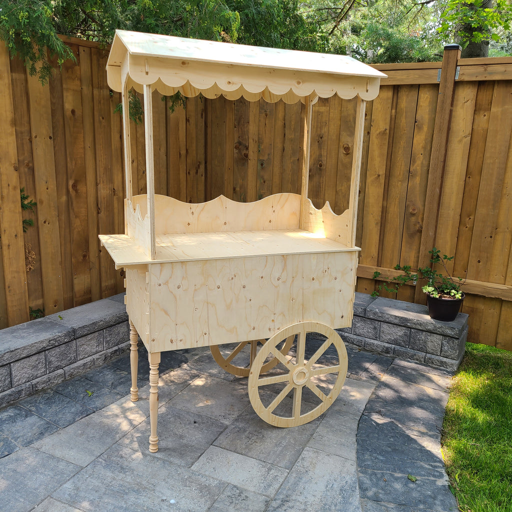 Wooden Candy Cart for Birthdays and Weddings  image 4