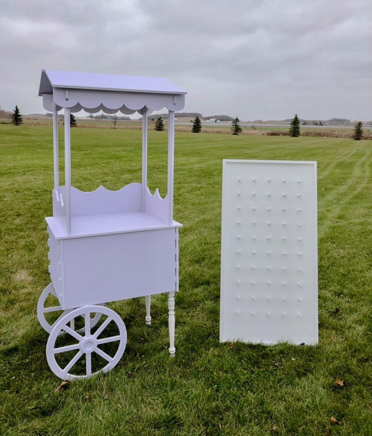 Small Candy Cart, Party Cart on Wheels for Birthdays and Weddings image 4