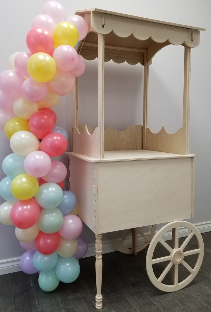 Wooden Small Candy Cart for Birthday and Bridal Showers  image 1 