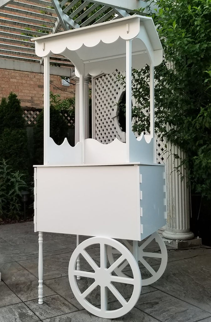 Small Candy Cart, Party Cart on Wheels for Birthdays and Weddings Image 5