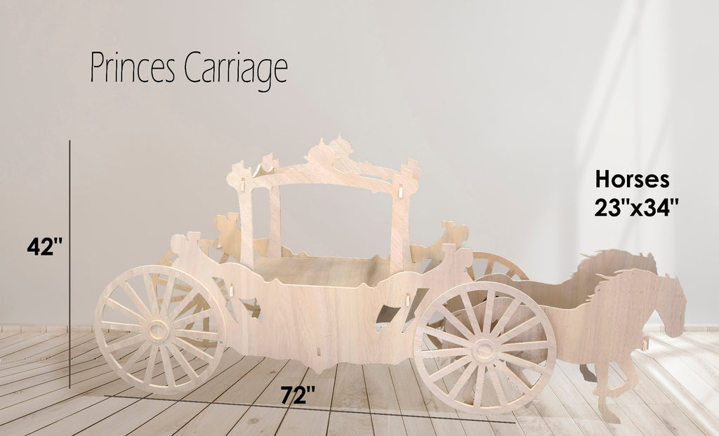 Fairy Tale Princess Carriage for Princess Themed Birthday Parties image 3 